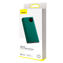 УМБ Baseus Adaman 20000mAh 22.5W с технологией QC3.0+PD3.0 Сине-Зелёный