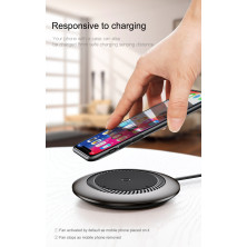 Беспроводное зарядное устройство Baseus Whirlwind Desktop Wireless Charger с технологией Qi 10W Черный