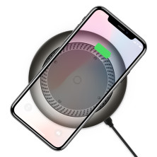 Беспроводное зарядное устройство Baseus Whirlwind Desktop Wireless Charger с технологией Qi 10W Черный