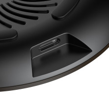 Беспроводное зарядное устройство Baseus Whirlwind Desktop Wireless Charger с технологией Qi 10W Черный