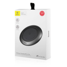 Беспроводное зарядное устройство Baseus Whirlwind Desktop Wireless Charger с технологией Qi 10W Черный