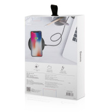 Беспроводное зарядное устройство Baseus Whirlwind Desktop Wireless Charger с технологией Qi 10W Черный