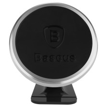Автотримач для телефону магнітний Baseus 360-degree Rotation Magnetic Mount на торпедо Сріблястий
