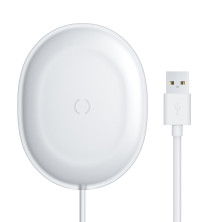 Беспроводное зарядное устройство Baseus Jelly с технологией Qi 15W 2A MAX Белый