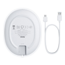 Беспроводное зарядное устройство Baseus Jelly с технологией Qi 15W 2A MAX Белый