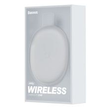 Беспроводное зарядное устройство Baseus Jelly с технологией Qi 15W 2A MAX Белый