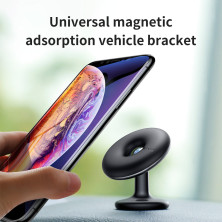 Автодержатель для телефона магнитный Baseus Star Ring Magnetic Car Bracket Черный