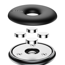 Автодержатель для телефона магнитный Baseus Star Ring Magnetic Car Bracket Черный