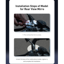 Мото-вело держатель для смартфона Baseus Knight Motorcycle Holder Черный