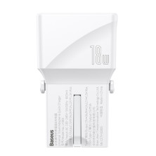 Сетевое зарядное устройство Baseus Universal Conversion PPS QC3.0+PD3.0 18W USB+Type-C 3A Универсальное Белый