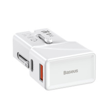 Сетевое зарядное устройство Baseus Universal Conversion PPS QC3.0+PD3.0 18W USB+Type-C 3A Универсальное Белый