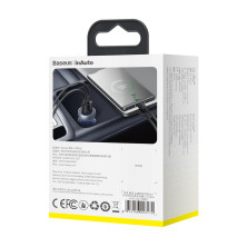 Автомобильное зарядное устройство Baseus Particular Digital QC 4.0+PD3.0 PPS 65W USB + Type-C 5A Серый