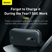 Пускозарядное устройство Бустер Baseus Car Jamp Starter Super Energy Pro 3in1 12V 12000mAh с функцией Павербанка 5V/3A и LED фонарика Черный