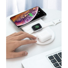 Беспроводное зарядное устройство Baseus Smart 3in1 For Phone+Watch+Pods (18W MAX) Белый