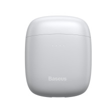 Бездротові Bluetooth навушники Baseus Encok TWS W04 Pro з функцією бездротової зарядки Qi Білий