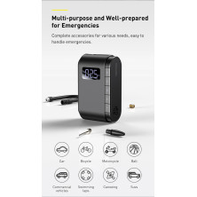 Компрессор универсальный Baseus Dynamic Eye Inflator Pump аккумуляторный 4000mAh 45W Черный