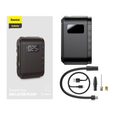 Компрессор универсальный Baseus Dynamic Eye Inflator Pump аккумуляторный 4000mAh 45W Черный