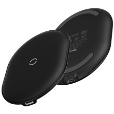 Беспроводное зарядное устройство Baseus Cobble с технологией Qi 15W MAX Черный