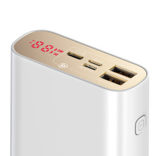УМБ Baseus Starlight 20000mAh 22.5W з технологією QC3.0 + PD3.0 Білий