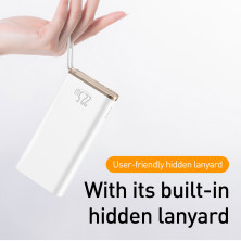 УМБ Baseus Starlight 20000mAh 22.5W з технологією QC3.0 + PD3.0 Білий