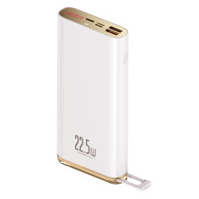 УМБ Baseus Starlight 20000mAh 22.5W з технологією QC3.0 + PD3.0 Білий