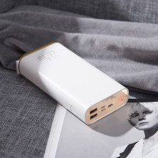 УМБ Baseus Starlight 20000mAh 22.5W з технологією QC3.0 + PD3.0 Білий