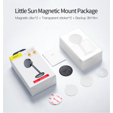 Автодержатель для телефона магнитный Baseus Little Sun Magnetic на торпедо Черный