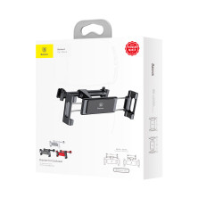 Автодержатель на подголовник Baseus Back Seat Car Mount для телефона или планшета Черный