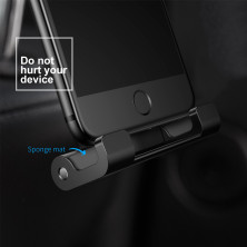 Автодержатель на подголовник Baseus Back Seat Car Mount для телефона или планшета Черный