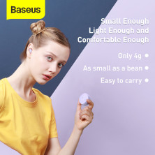 Беспроводные Bluetooth наушники Baseus Encok TWS WM01 Фиолетовый