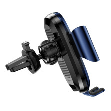 Автодержатель для телефона Baseus Smart Car Mount Cell Phone в воздуховод автоматический Синий