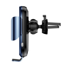 Автодержатель для телефона Baseus Smart Car Mount Cell Phone в воздуховод автоматический Синий