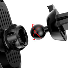 Автодержатель для телефона Baseus Smart Car Mount Cell Phone в воздуховод автоматический Синий