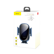 Автодержатель для телефона Baseus Smart Car Mount Cell Phone в воздуховод автоматический Синий