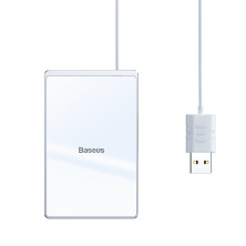 Беспроводное зарядное устройство Baseus Card Ultra-thin с технологией Qi 15W MAX Белый