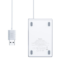 Беспроводное зарядное устройство Baseus Card Ultra-thin с технологией Qi 15W MAX Белый