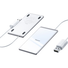 Беспроводное зарядное устройство Baseus Card Ultra-thin с технологией Qi 15W MAX Белый