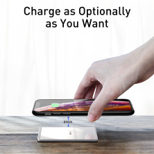 Беспроводное зарядное устройство Baseus Card Ultra-thin с технологией Qi 15W MAX Белый