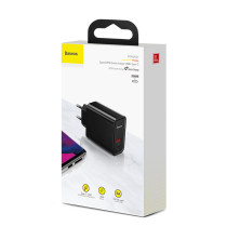 Сетевое зарядное устройство Baseus Speed PPS QC3.0+PD3.0 30W USB+Type-C 5A Черный