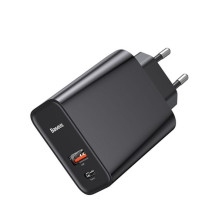 Сетевое зарядное устройство Baseus Speed PPS QC3.0+PD3.0 30W USB+Type-C 5A Черный