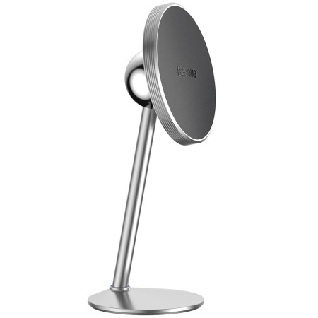 Автодержатель для телефона магнитный Baseus Little Sun Magnetic на торпедо Серебристый