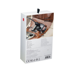 Автомобільний зарядний пристрій Baseus T-Typed MP3 Car Charger S-09 2USB 3.4A Сріблястий