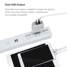 Сетевое зарядное устройство Baseus Letour Dual U Charger 2USB 2.4A Бело-Серый