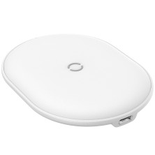 Беспроводное зарядное устройство Baseus Cobble с технологией Qi 15W MAX Белый