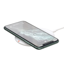 Беспроводное зарядное устройство Baseus Cobble с технологией Qi 15W MAX Белый