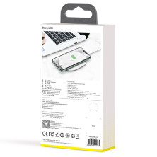 Беспроводное зарядное устройство Baseus Cobble с технологией Qi 15W MAX Белый