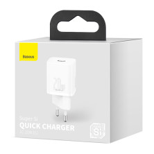 Сетевое зарядное устройство Baseus Super Si QC PD3.0 20W Type-C 3A Белый