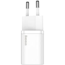 Мережевий зарядний пристрій Baseus Super Si QC PD3.0 20W Type-C 3A Білий