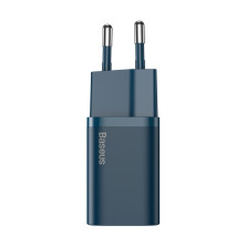 Сетевое зарядное устройство Baseus Super Si QC PD3.0 20W Type-C 3A + Кабель 2.3A Type-C to Lightning 1м Синий