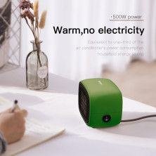 Тепловентилятор Baseus Warm Little White Fan Heater 500W Зелёный